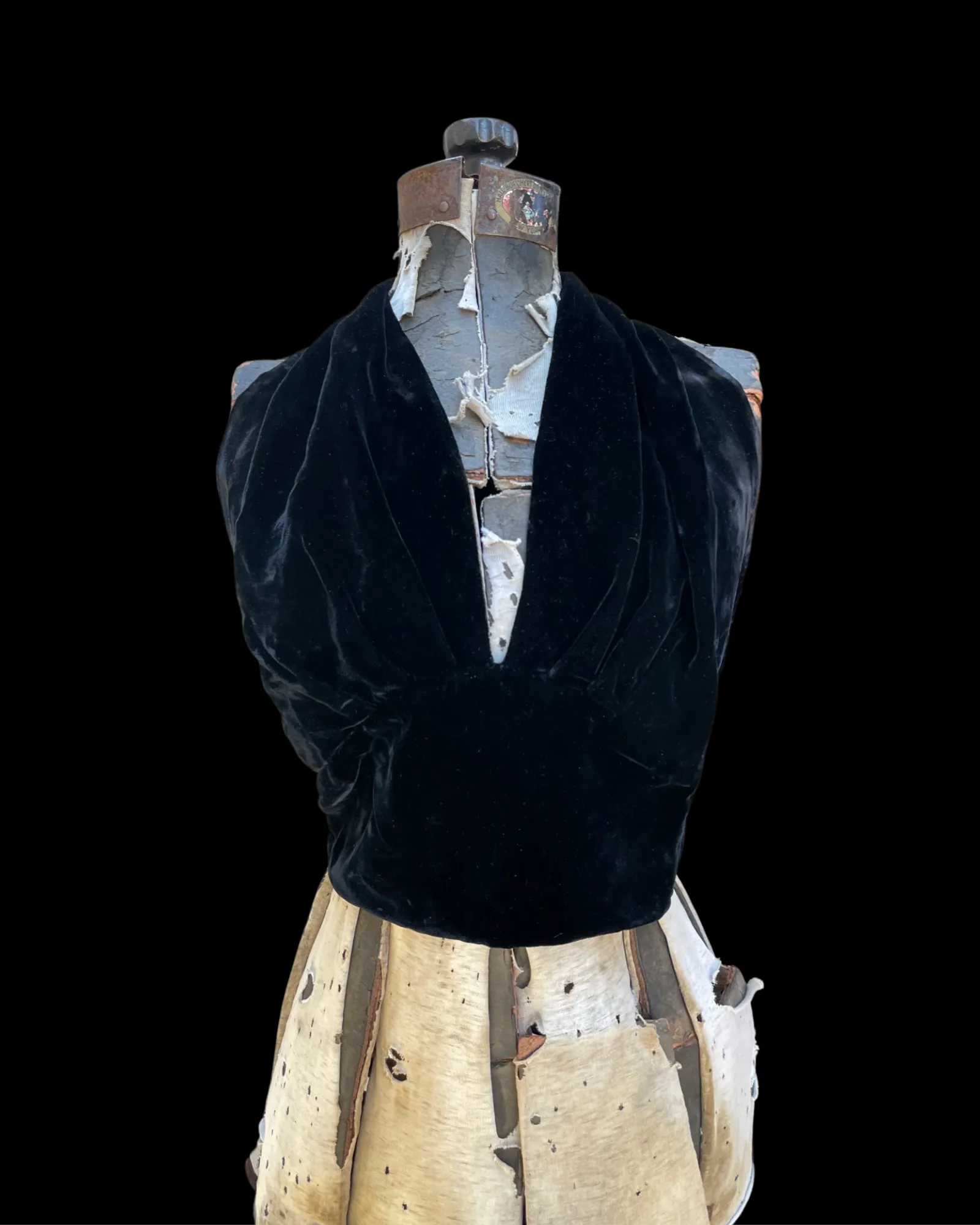 1950s Velveteen Halter