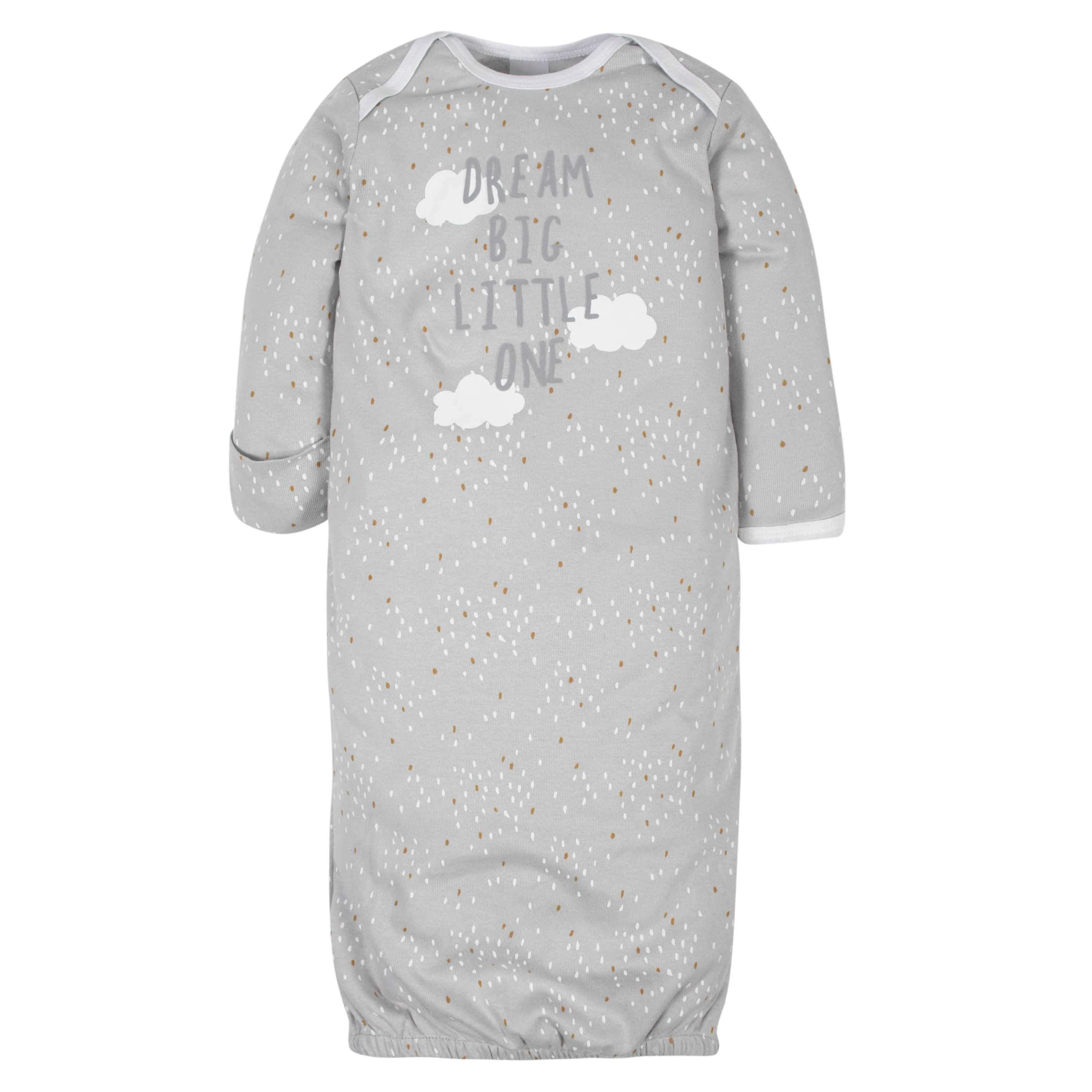 4-Pack Baby Neutral Sheep Gowns