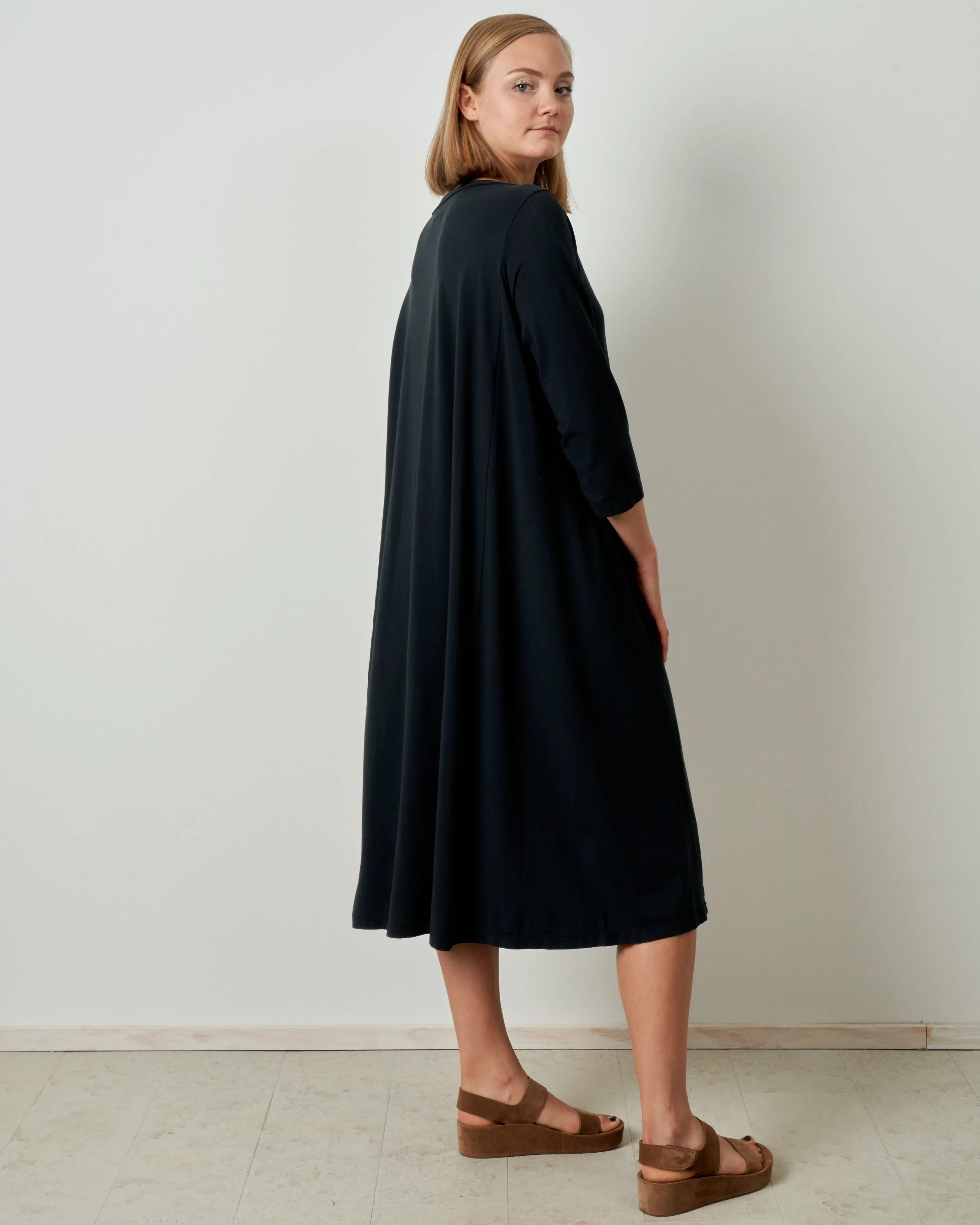 abito tomeo dress - smoke