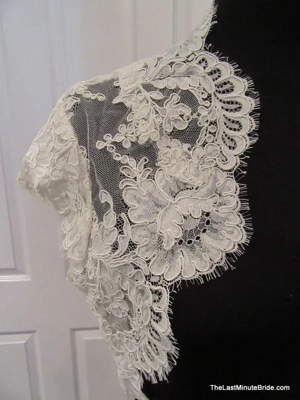 Alencon Lace Shrug