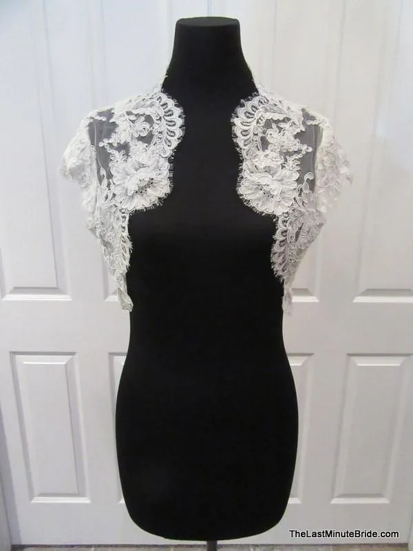 Alencon Lace Shrug