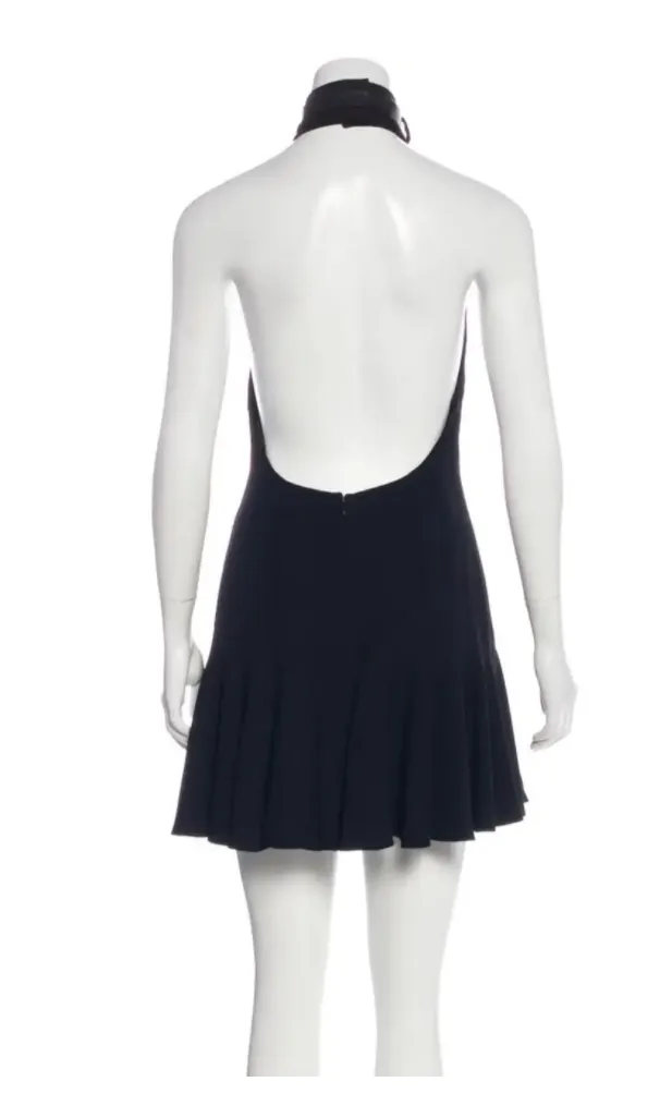 ALEXANDER MCQUEEN Buckle Halter Dress