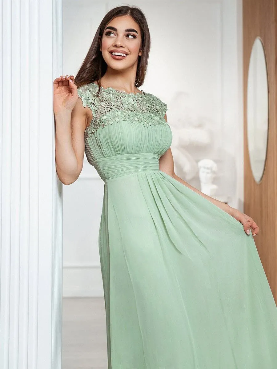 Allanah cap sleeve bridesmaid dress light sage Express NZ wide