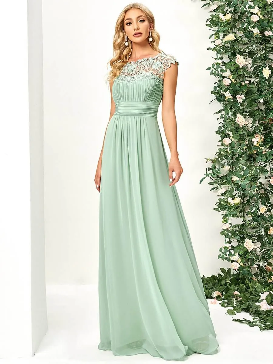 Allanah cap sleeve bridesmaid dress light sage Express NZ wide