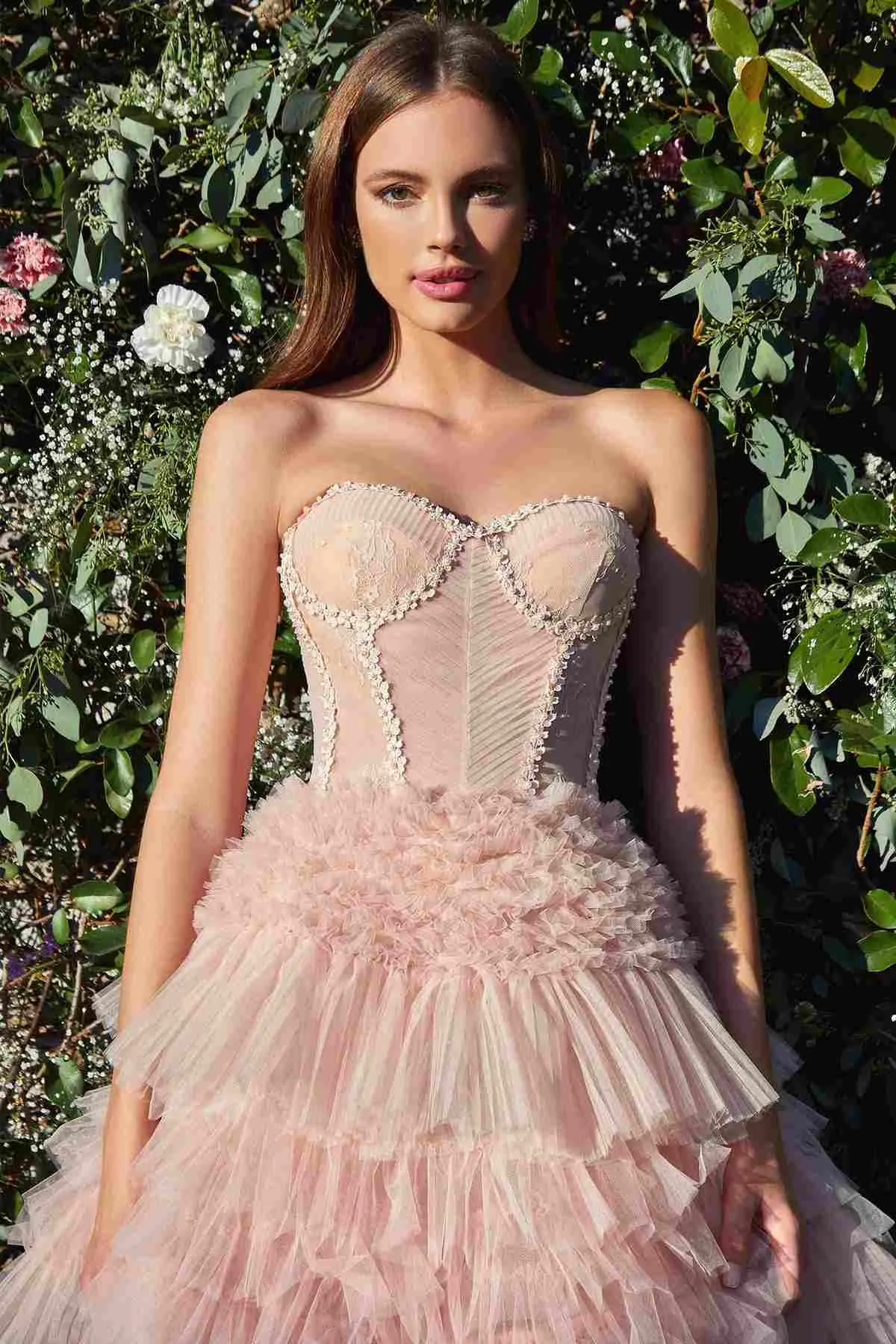 Andrea & Leo A1017 Corset Princessa Tulle Ruffle Ball Gown