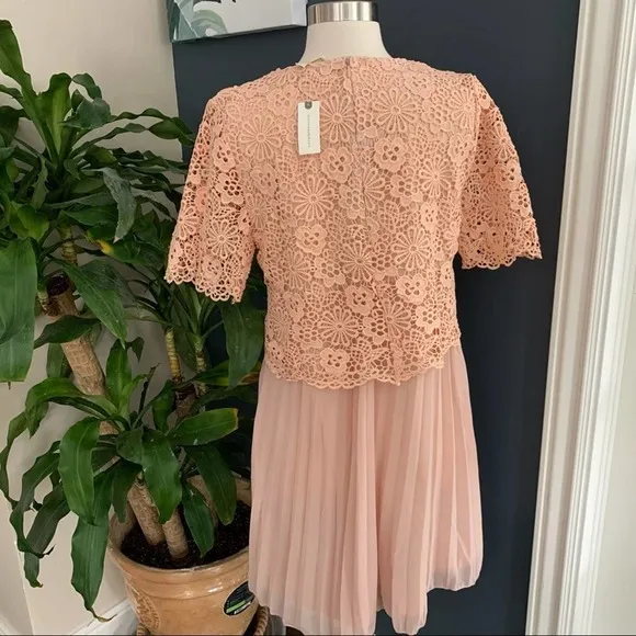 Anthropologie x Moulinette Souers Adanne Lace Shift Dress. M
