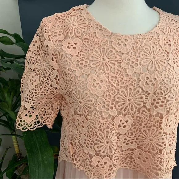 Anthropologie x Moulinette Souers Adanne Lace Shift Dress. M