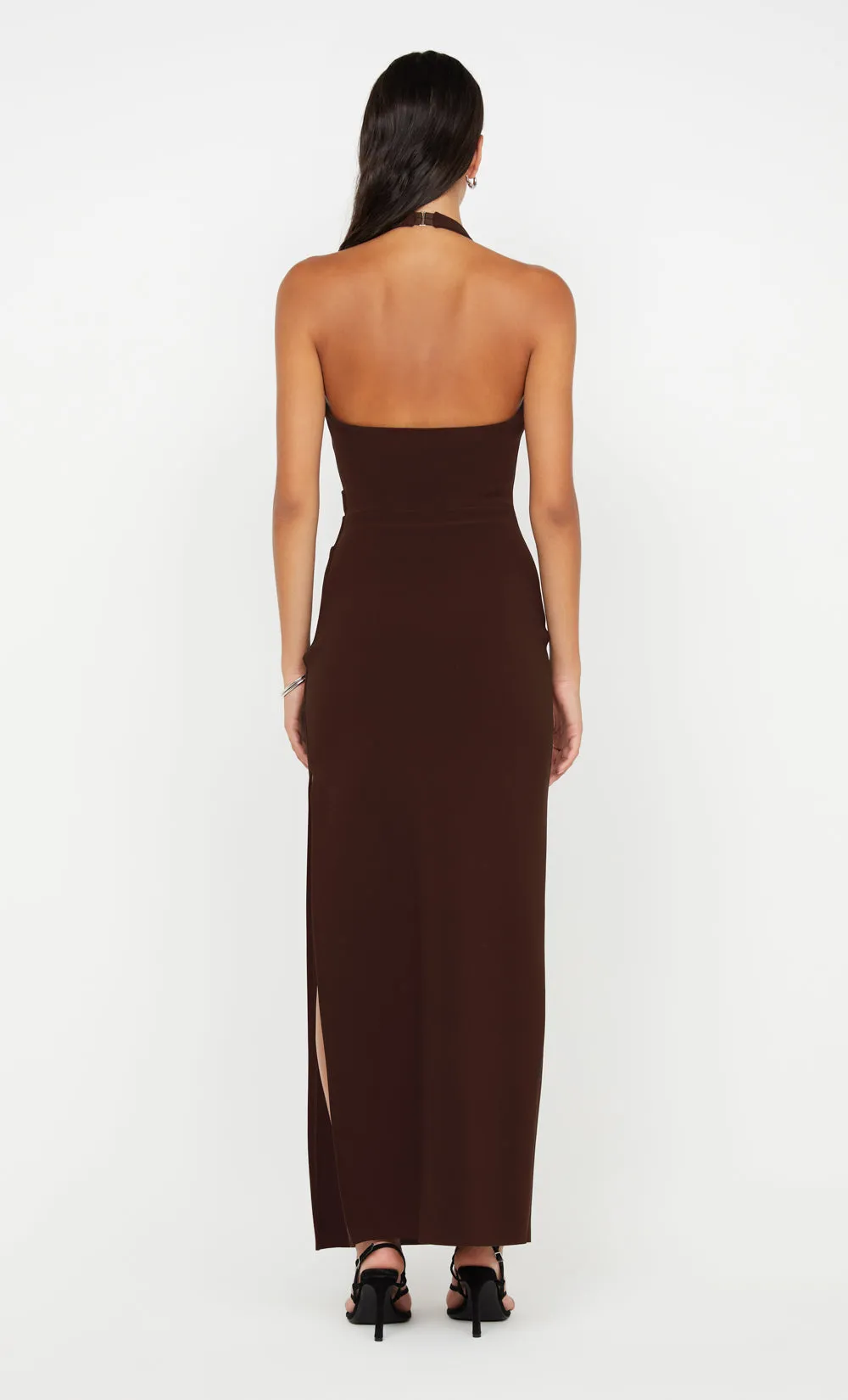 ASTA MAXI DRESS - DARK CHOCOLATE