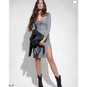 Avec Les Filles Womens Prairie Ribbed Puff Sleeve Bodycon Midi Dress Gray Small