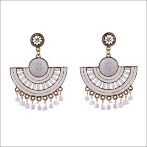 Azora Yellow Dangler Earrings