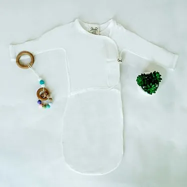 Baby Bag Gown Set - Milk