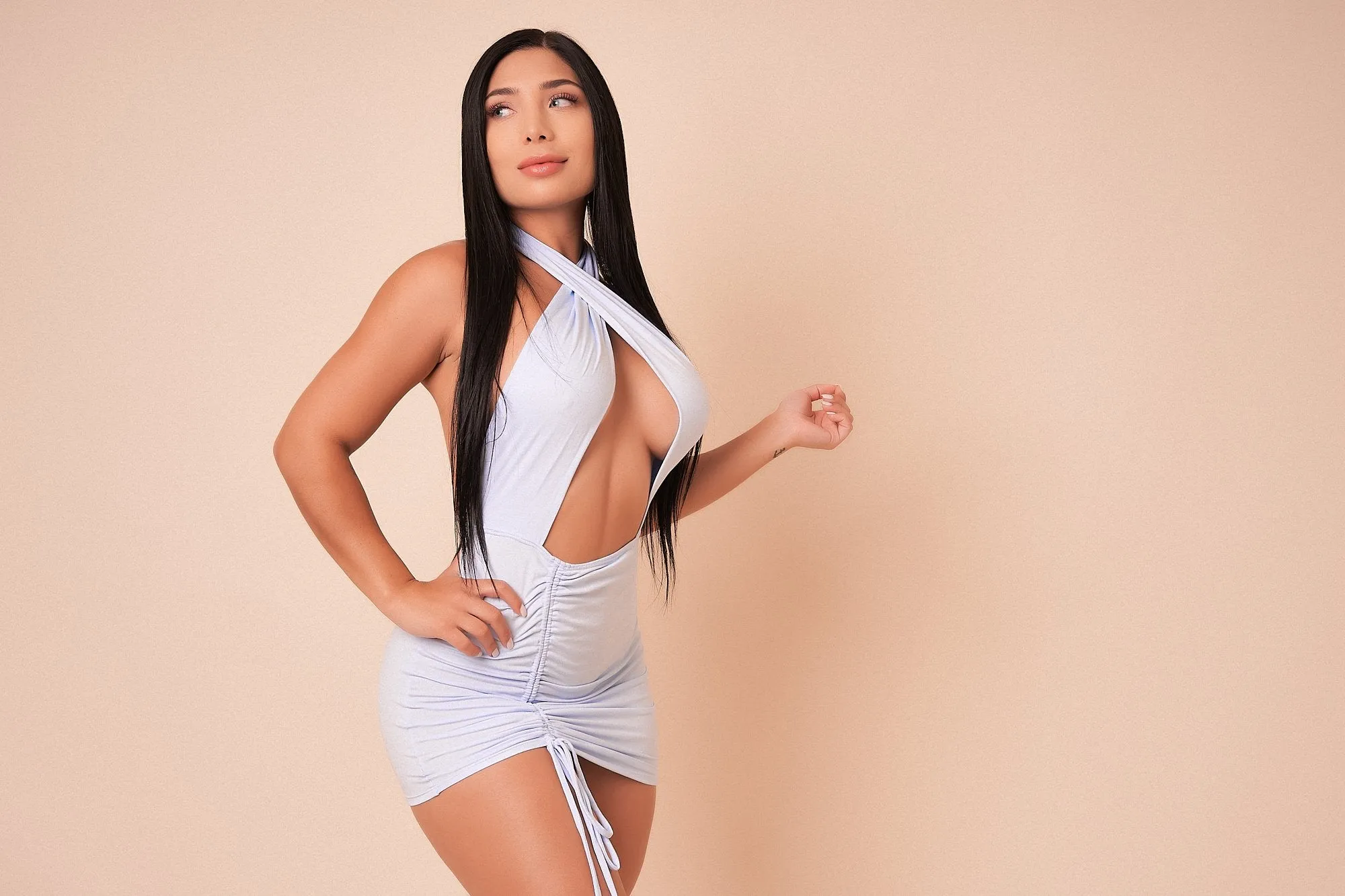 Baecation baby blue Dress