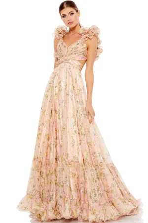 Barcelona Gown in Soft Pink by Mac Duggal - RENTAL