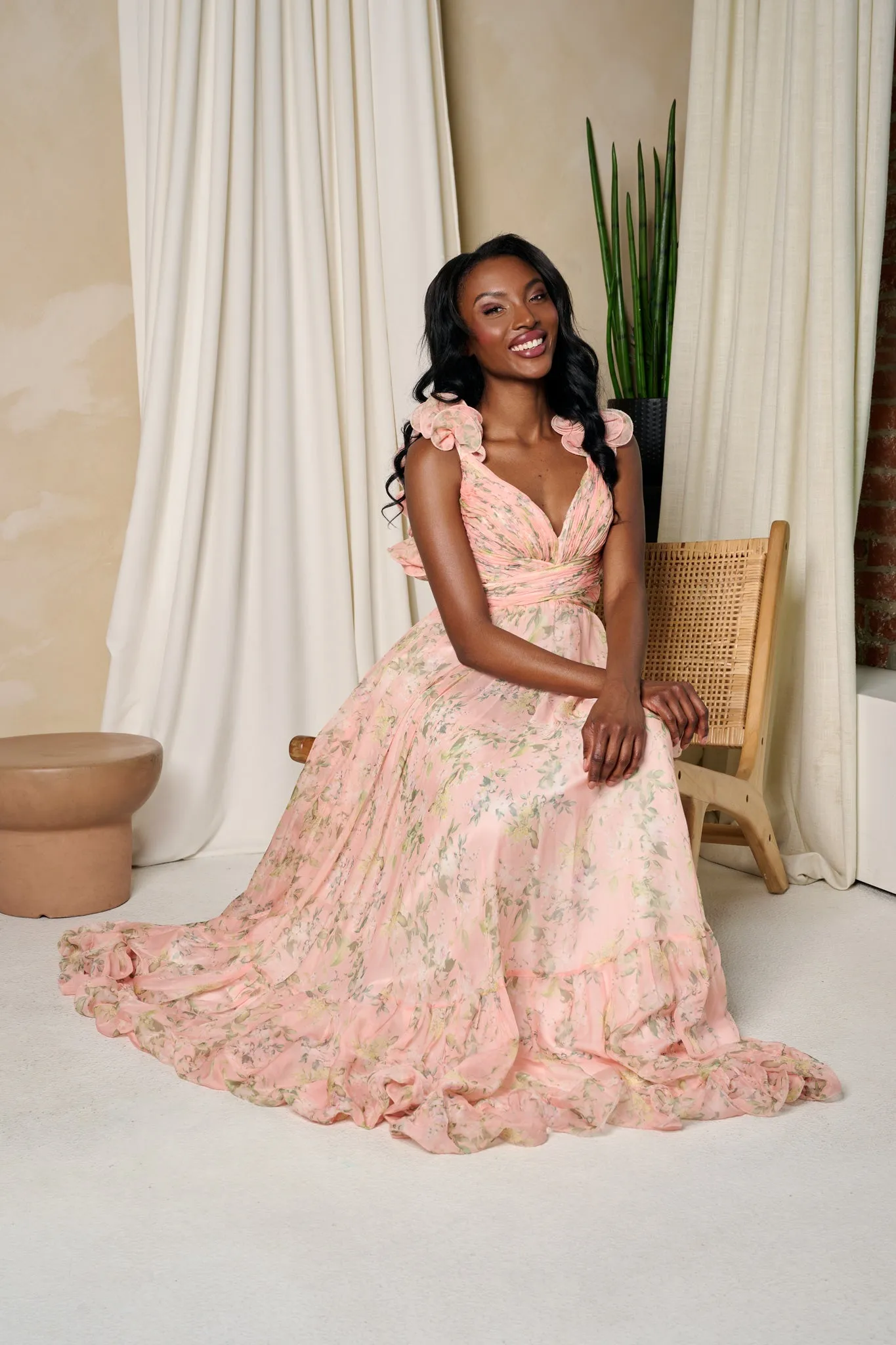 Barcelona Gown in Soft Pink by Mac Duggal - RENTAL