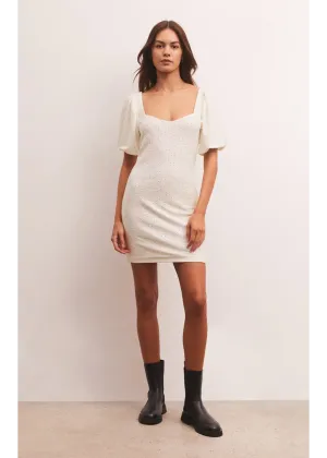 Belle Knit Eyelet Mini Dress