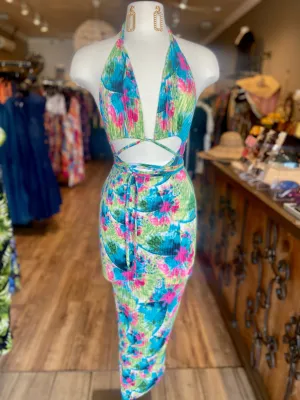 Bikini Top Halter Neck Dress