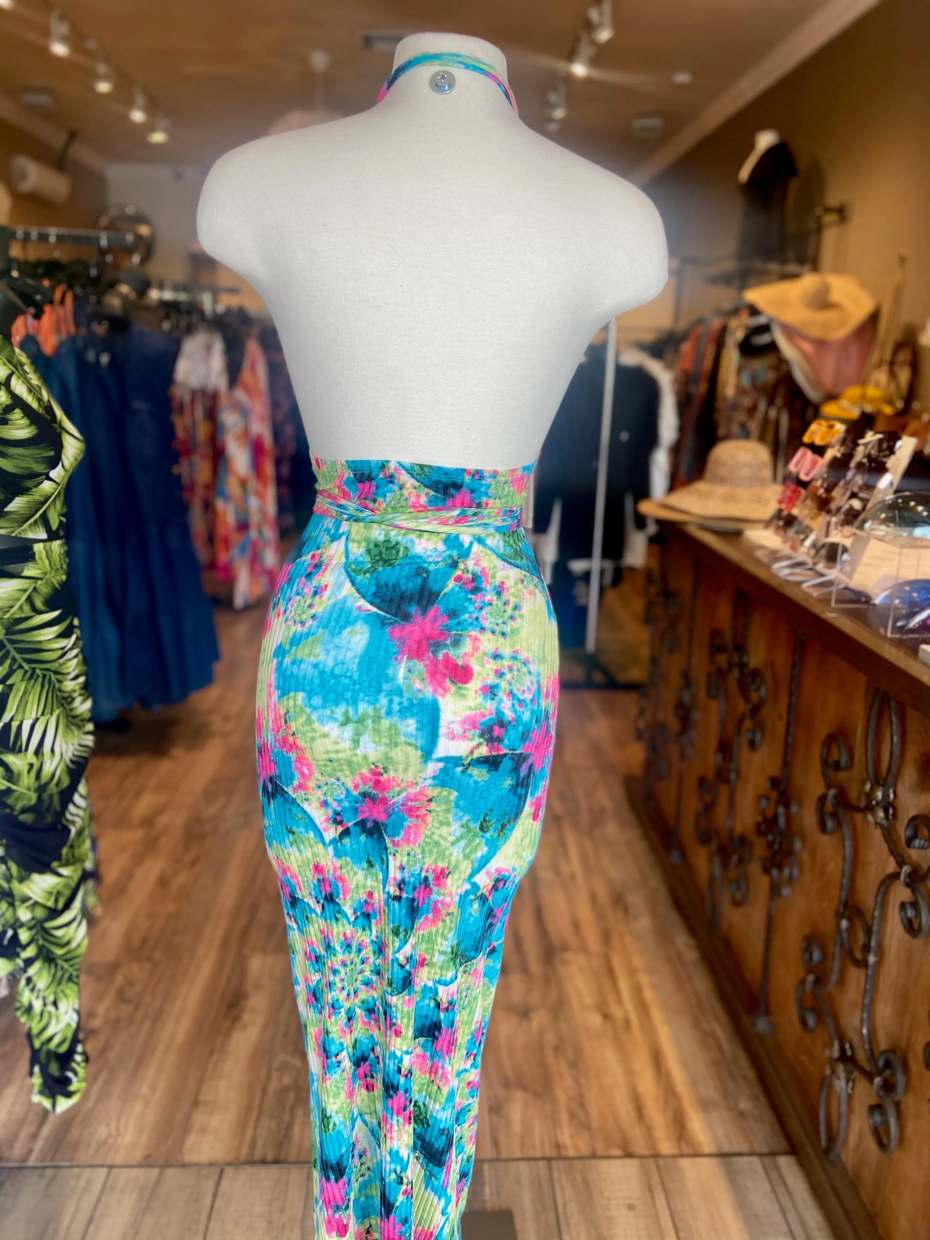 Bikini Top Halter Neck Dress