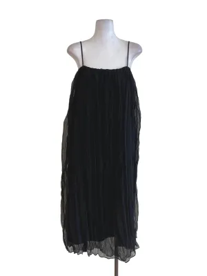Black Pleated Dress