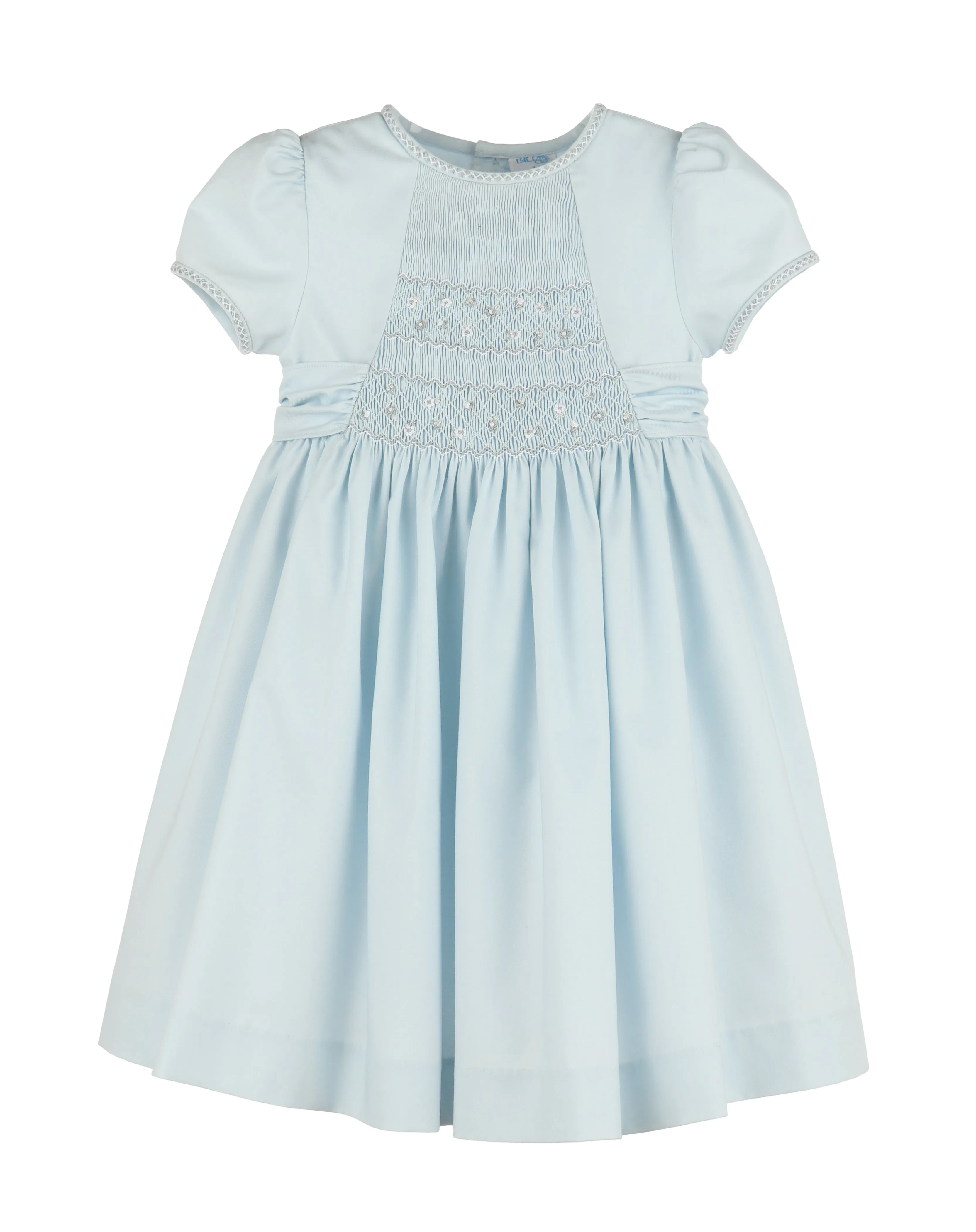 Blue Silverstone Smocked Dress
