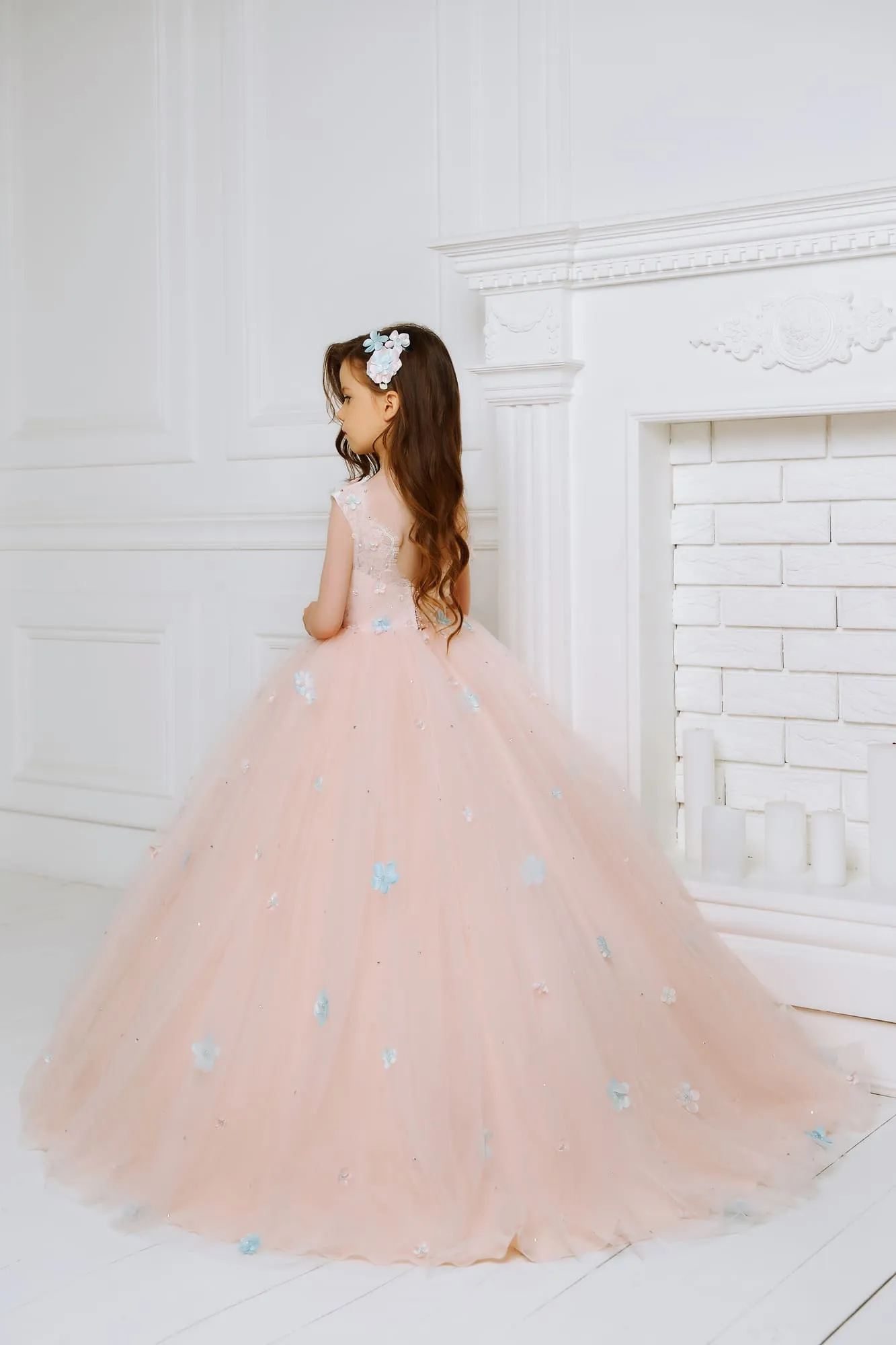 Blush Flower Girl Dress