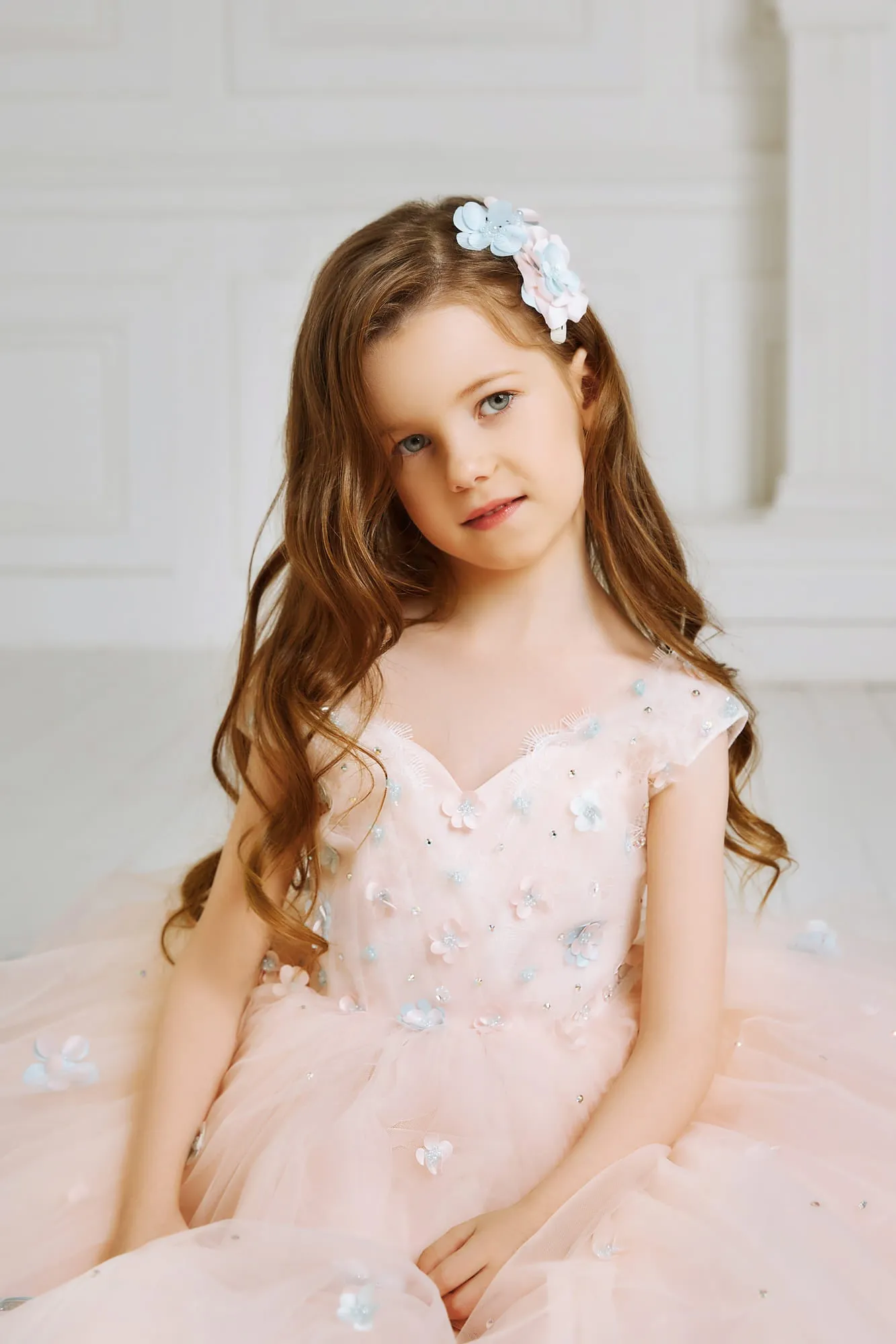 Blush Flower Girl Dress