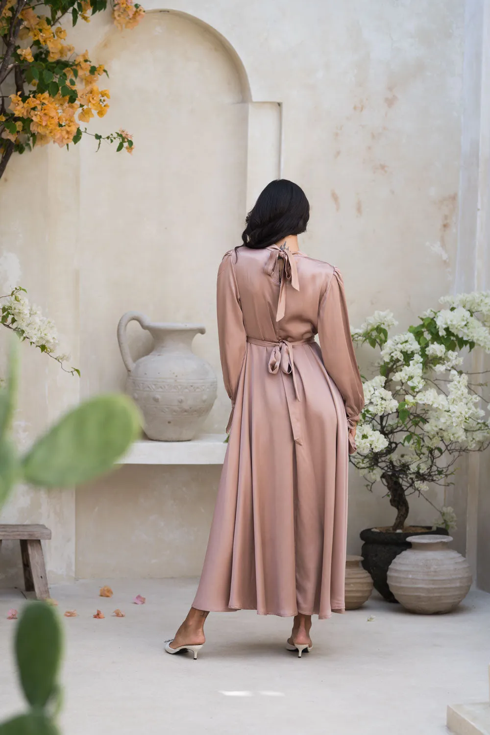 Blushing petal dress