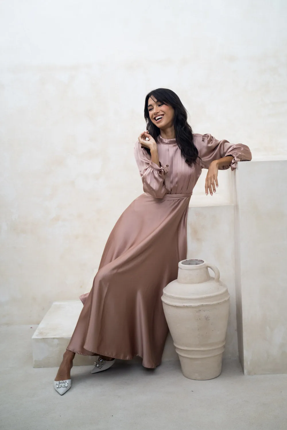 Blushing petal dress
