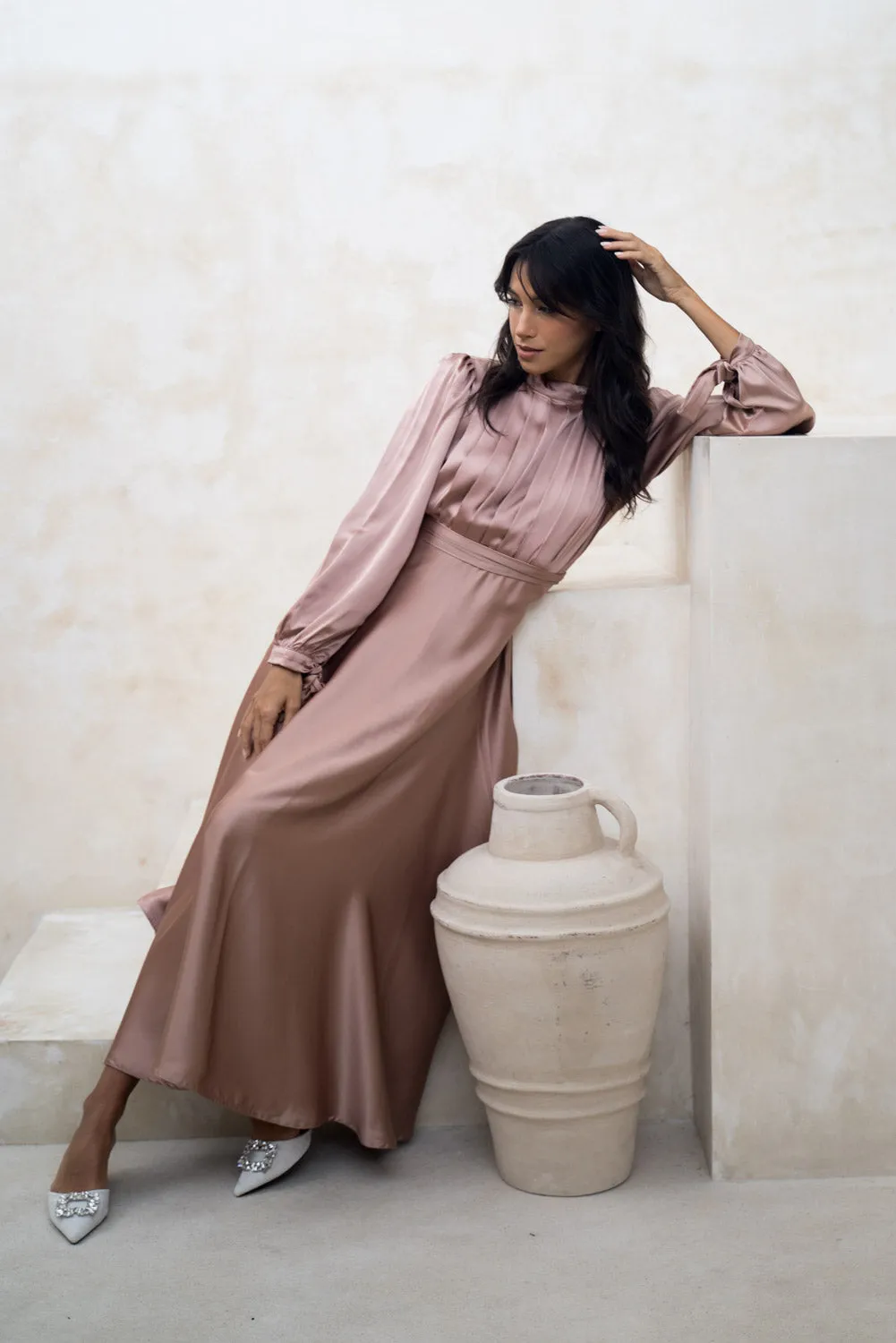 Blushing petal dress