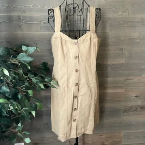 BNWT banana Republic, sweetheart, neckline tan denim dress