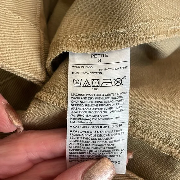 BNWT banana Republic, sweetheart, neckline tan denim dress
