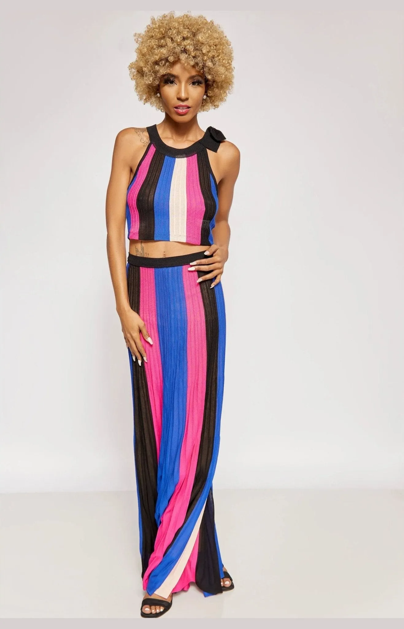 Boho Halter Two Piece Set