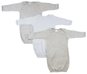 Boy Newborn Baby 3 Piece Gown Set LS_0673