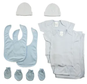 Boys 9 Piece Blue Layette Set CS_0187