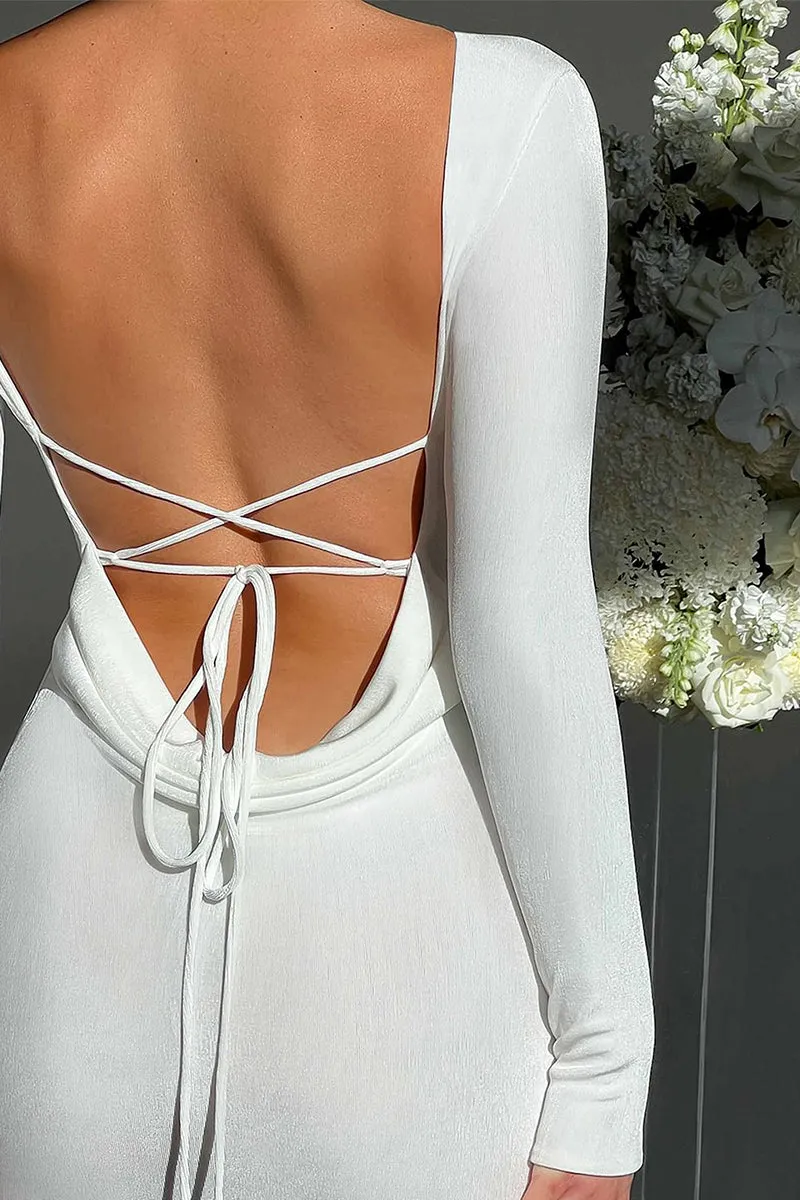 BR3211 Long Sleeve Fistail Dress