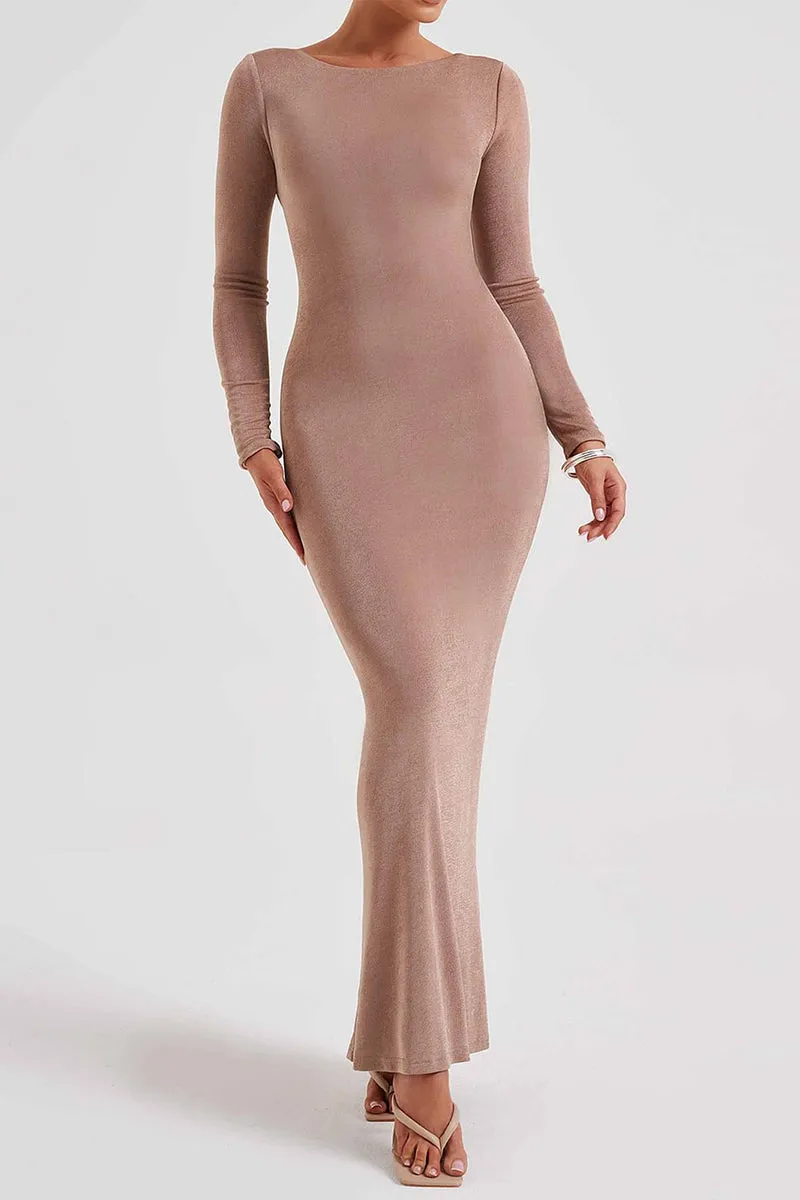 BR3211 Long Sleeve Fistail Dress