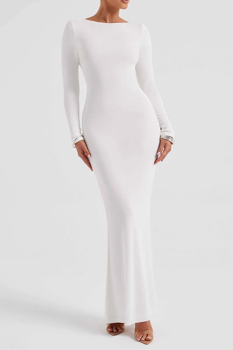 BR3211 Long Sleeve Fistail Dress