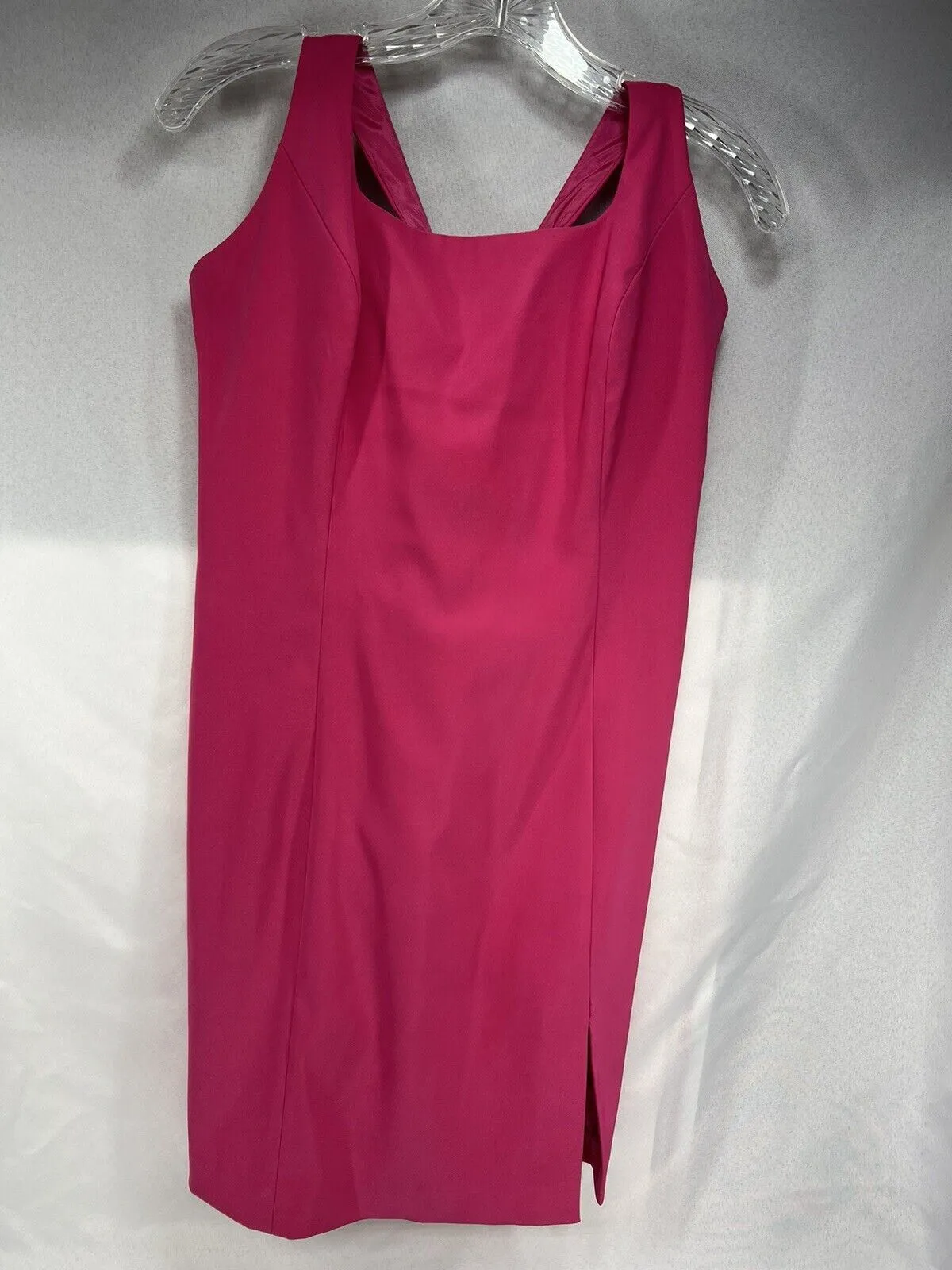 Cache Sz 10 PINK HOT Halter & Mini Dress Slit Club Evening Comfy