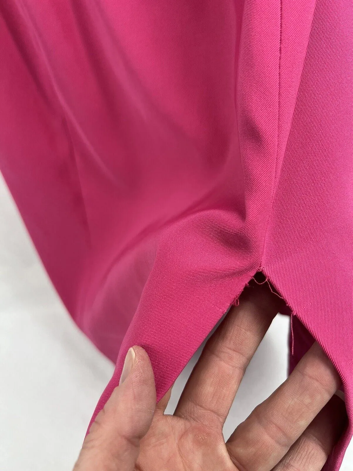 Cache Sz 10 PINK HOT Halter & Mini Dress Slit Club Evening Comfy