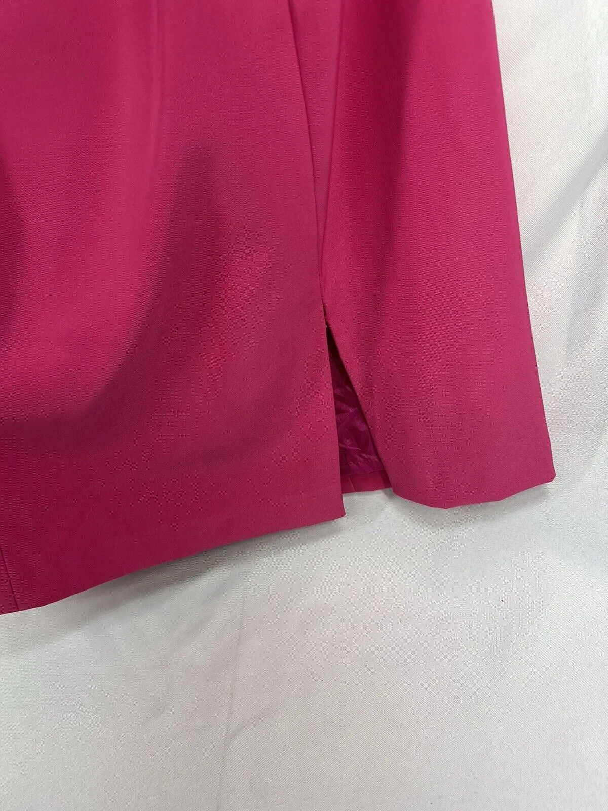 Cache Sz 10 PINK HOT Halter & Mini Dress Slit Club Evening Comfy