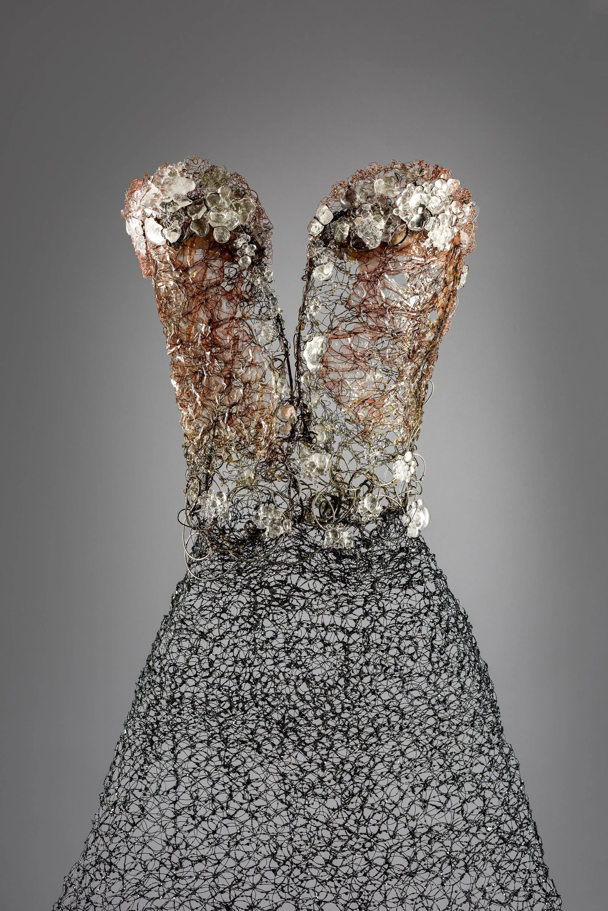 Corset Bodice Wire Dress Sculpture ~ Stella Nox Dress (Dark Star Dress)