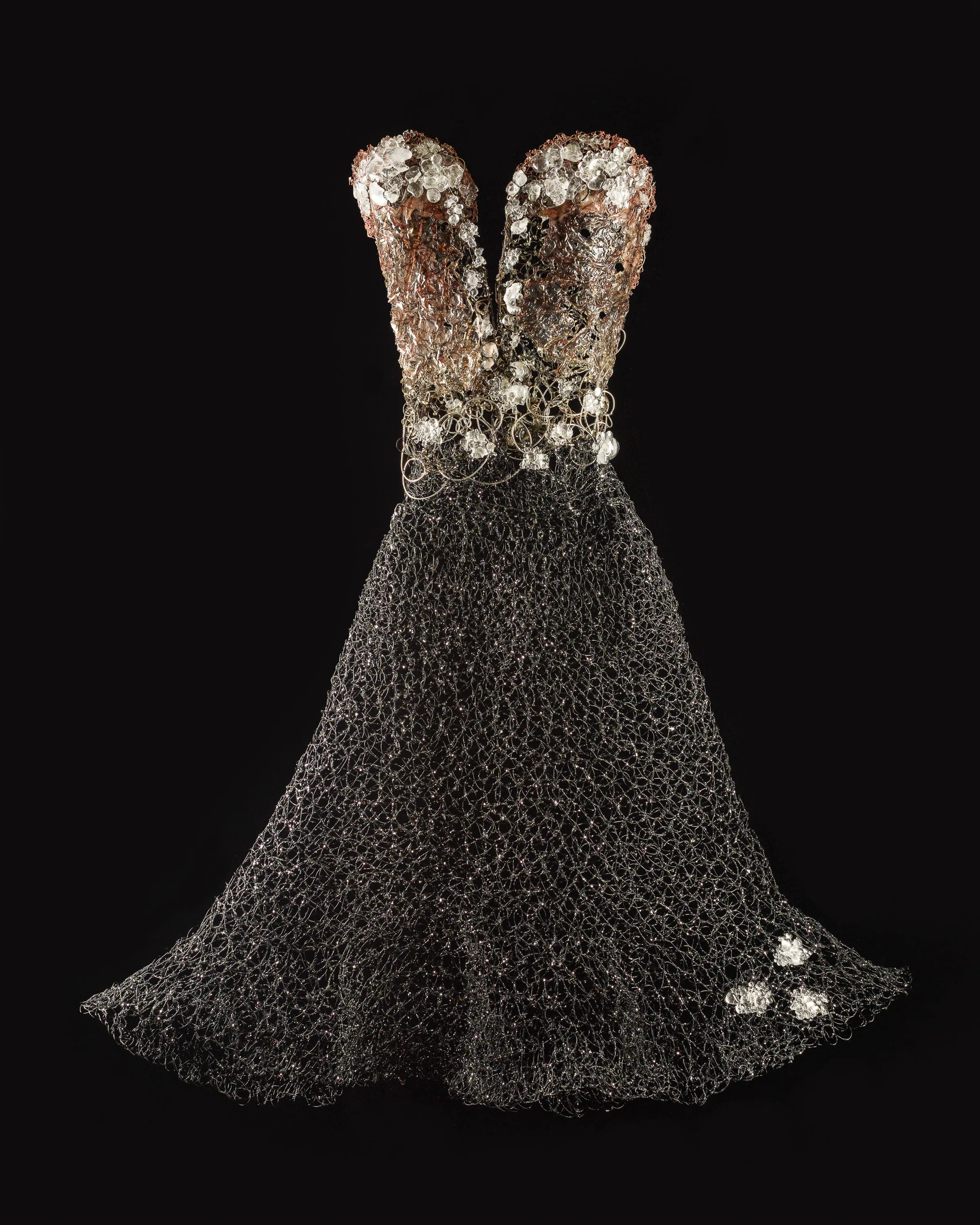 Corset Bodice Wire Dress Sculpture ~ Stella Nox Dress (Dark Star Dress)