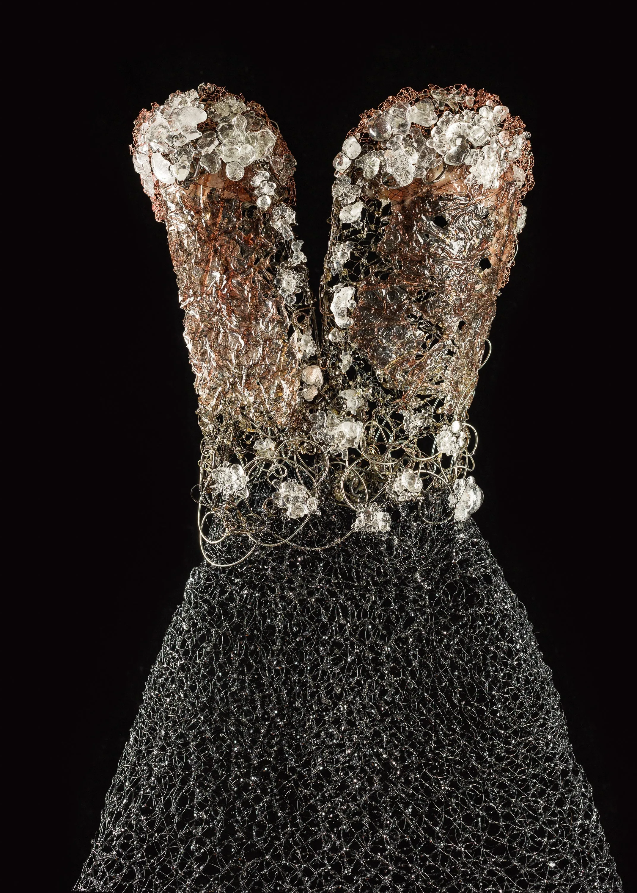 Corset Bodice Wire Dress Sculpture ~ Stella Nox Dress (Dark Star Dress)