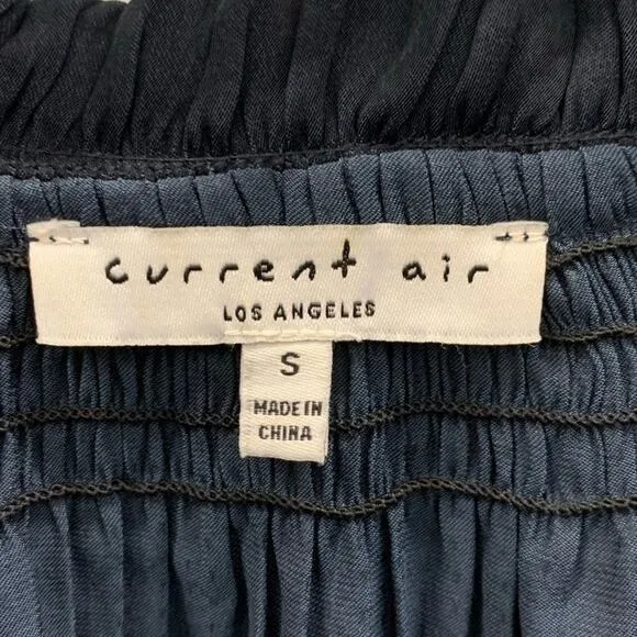 Current‎ Air | Dark Navy Aurelie Pleated Mini Dress MSRP$148