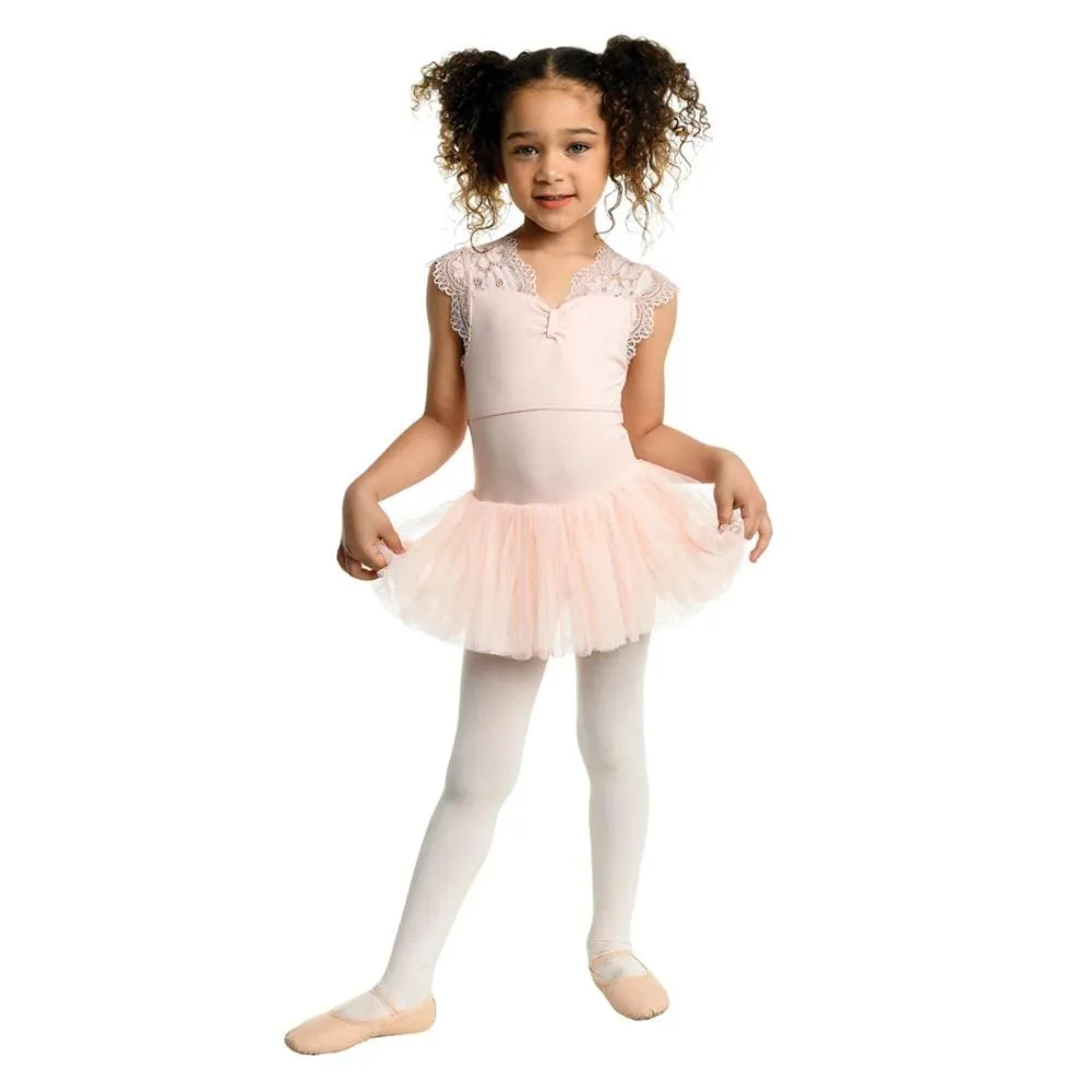 Danshuz 23204C Cap Sleeve Lace Dress - Child