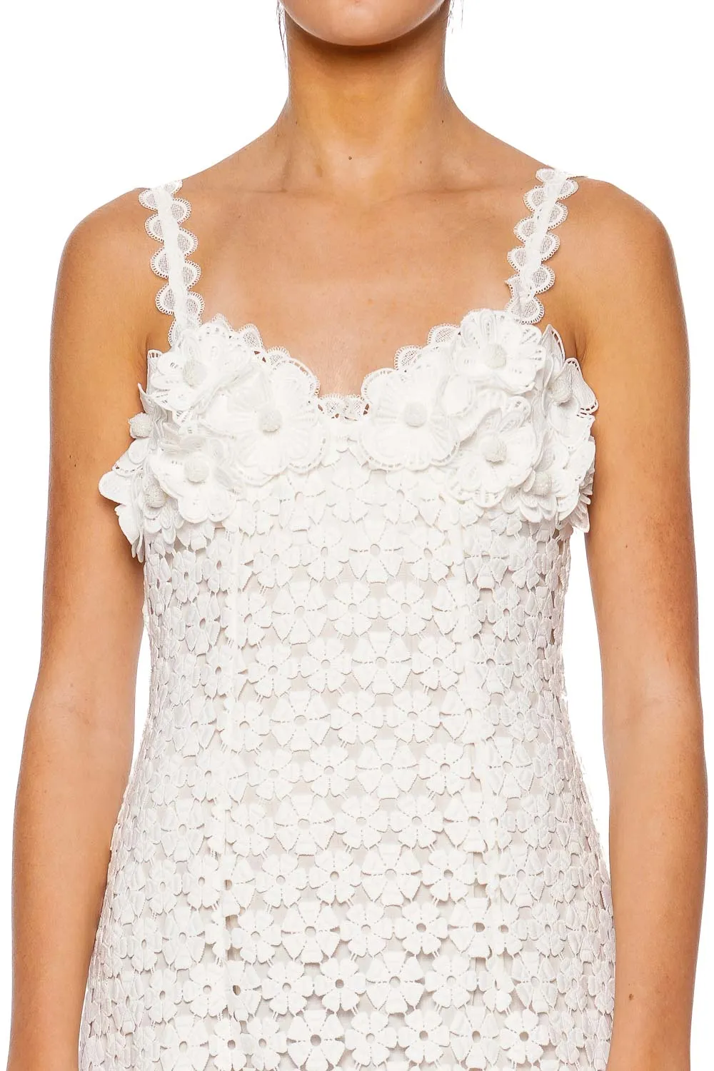 Destin Floral Embroidered Lace Maxi Dress