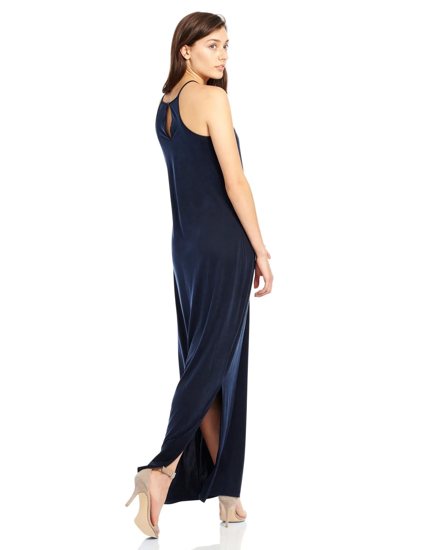 Ecru Halter Maxi Dress