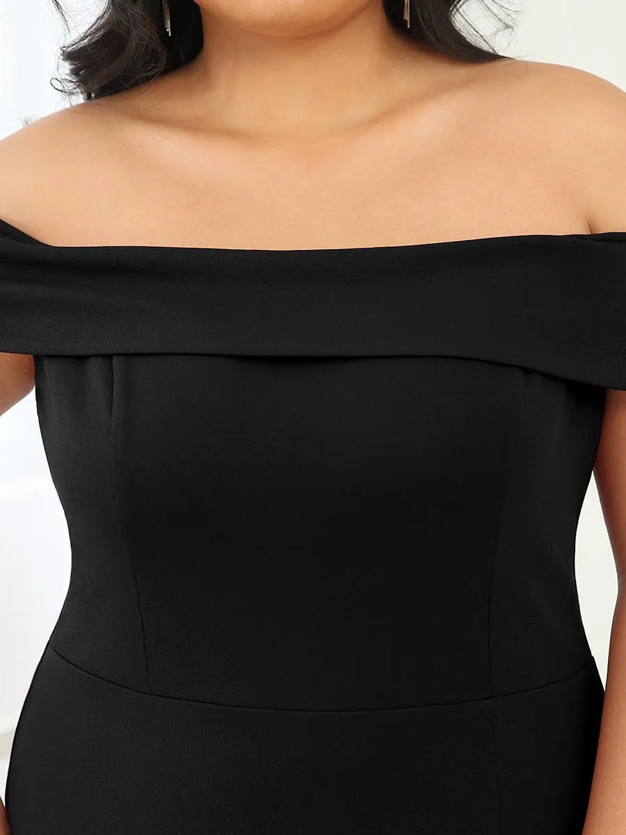 Eileen off shoulder dress in black s26-28 Express NZ wide