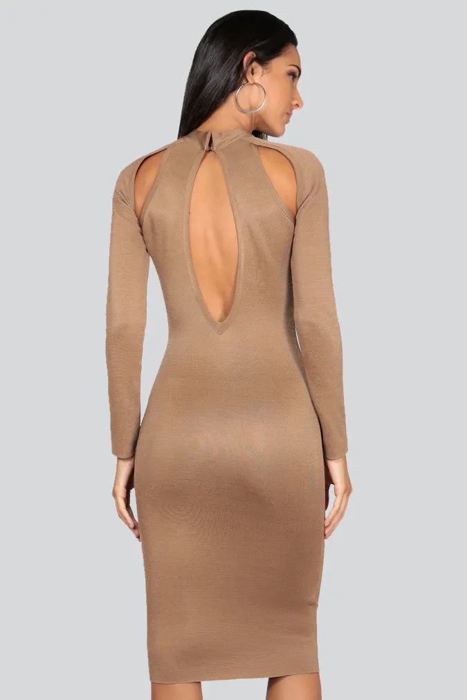 Ella Teardrop Bandage Dress