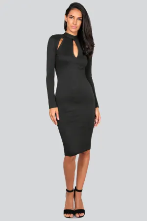 Ella Teardrop Bandage Dress