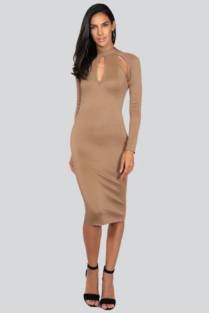 Ella Teardrop Bandage Dress
